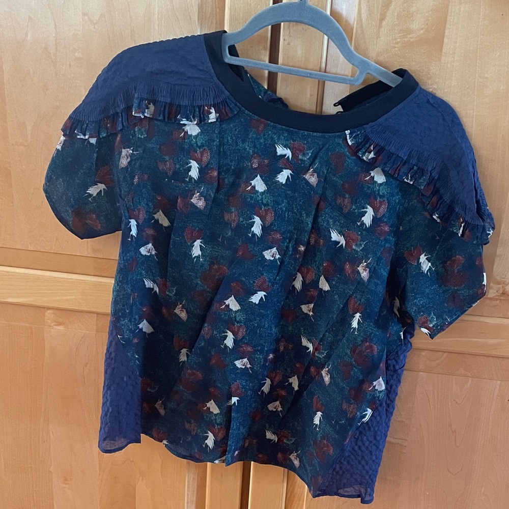 Blue and Red top